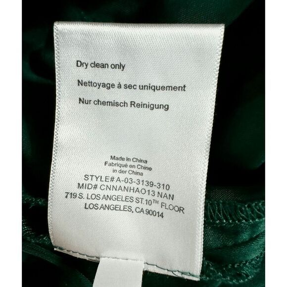 Anine Bing Classic Pants Emerald Green - Picture 13 of 13